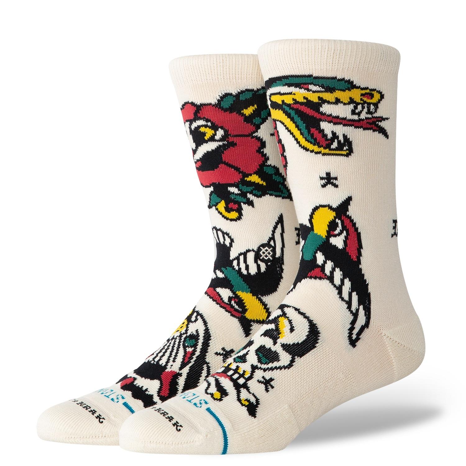  STANCE SOCKS FLASH CREW画像1