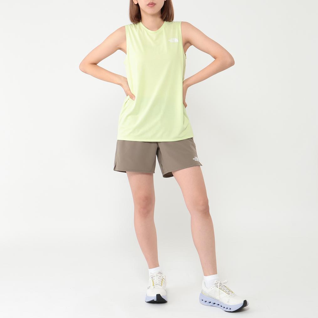 モデル：161cm / 着用サイズ：M THE NORTH FACE THE NORTH FACE S/L GTD Melange Crew画像2