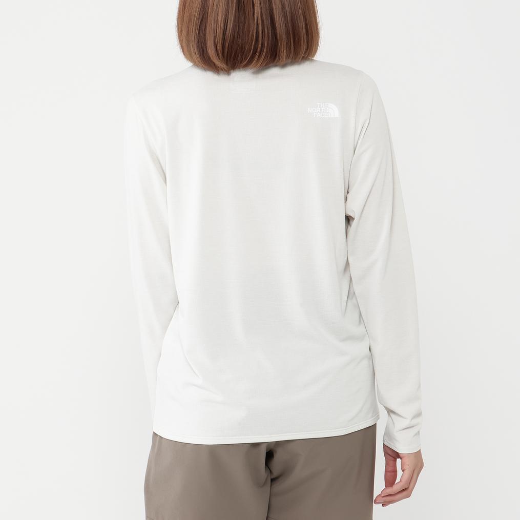 モデル：161cm / 着用サイズ：M THE NORTH FACE THE NORTH FACE L/S Hybrid GTD Melange Crew画像3