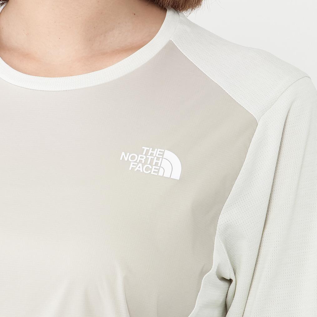 モデル：161cm / 着用サイズ：M THE NORTH FACE THE NORTH FACE L/S Hybrid GTD Melange Crew画像4