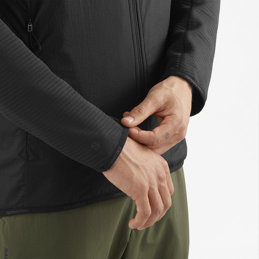  SALOMON SALOMON Essential Lightwarm Hybrid Jacket M画像2