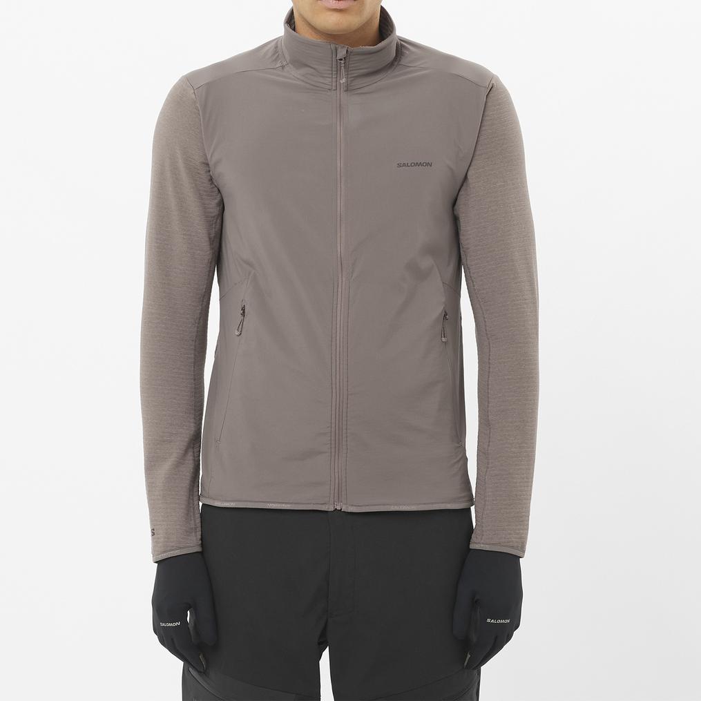  SALOMON SALOMON Essential Lightwarm Hybrid Jacket M画像1