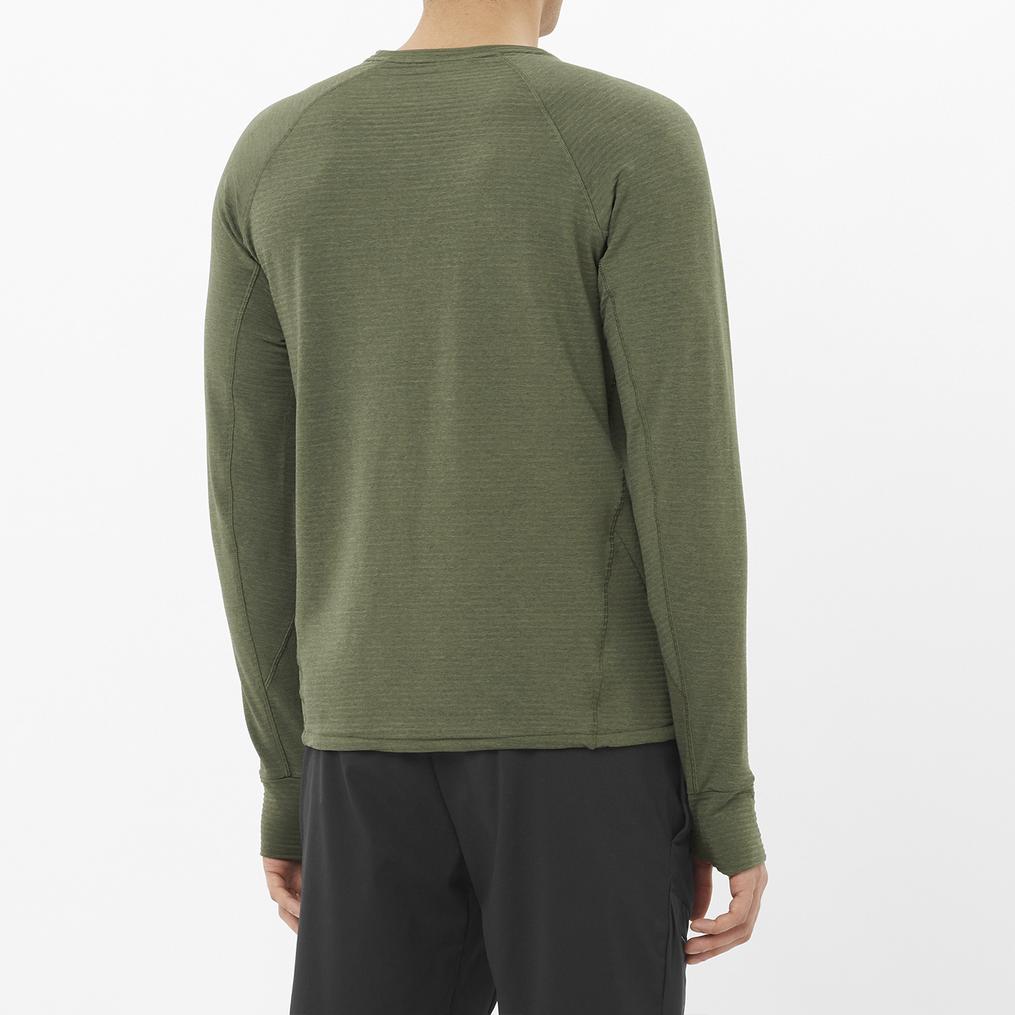  SALOMON SALOMON Essential Lightwarm Crewneck M画像3