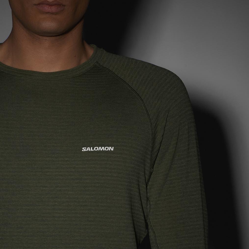  SALOMON SALOMON Essential Lightwarm Crewneck M画像4
