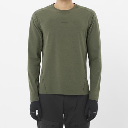 SALOMON トラックラインロングスリーブTシャツ