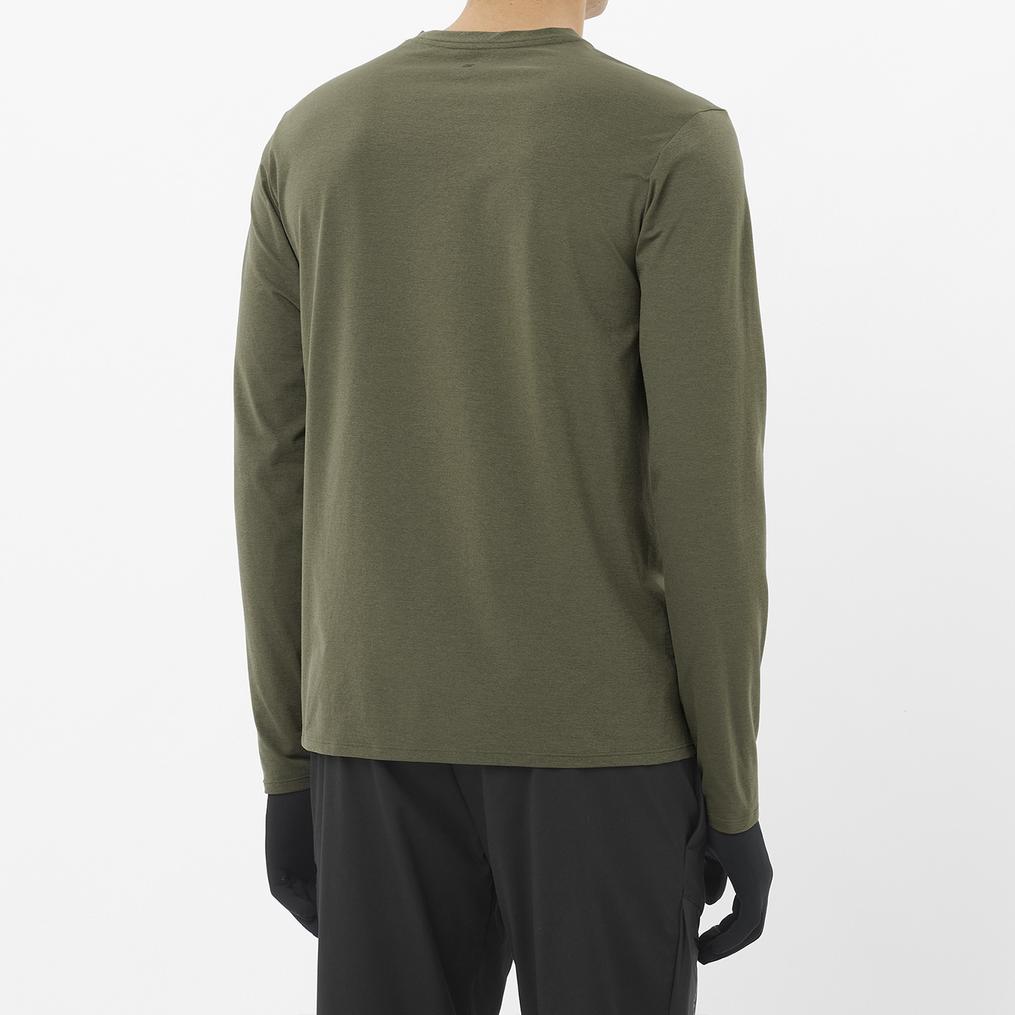  SALOMON SALOMON Trackline L/S Tee M画像3