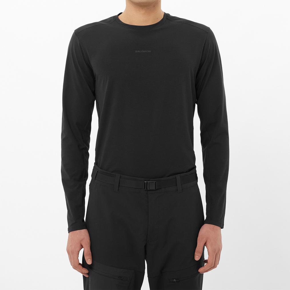  SALOMON SALOMON Trackline L/S Tee M画像1