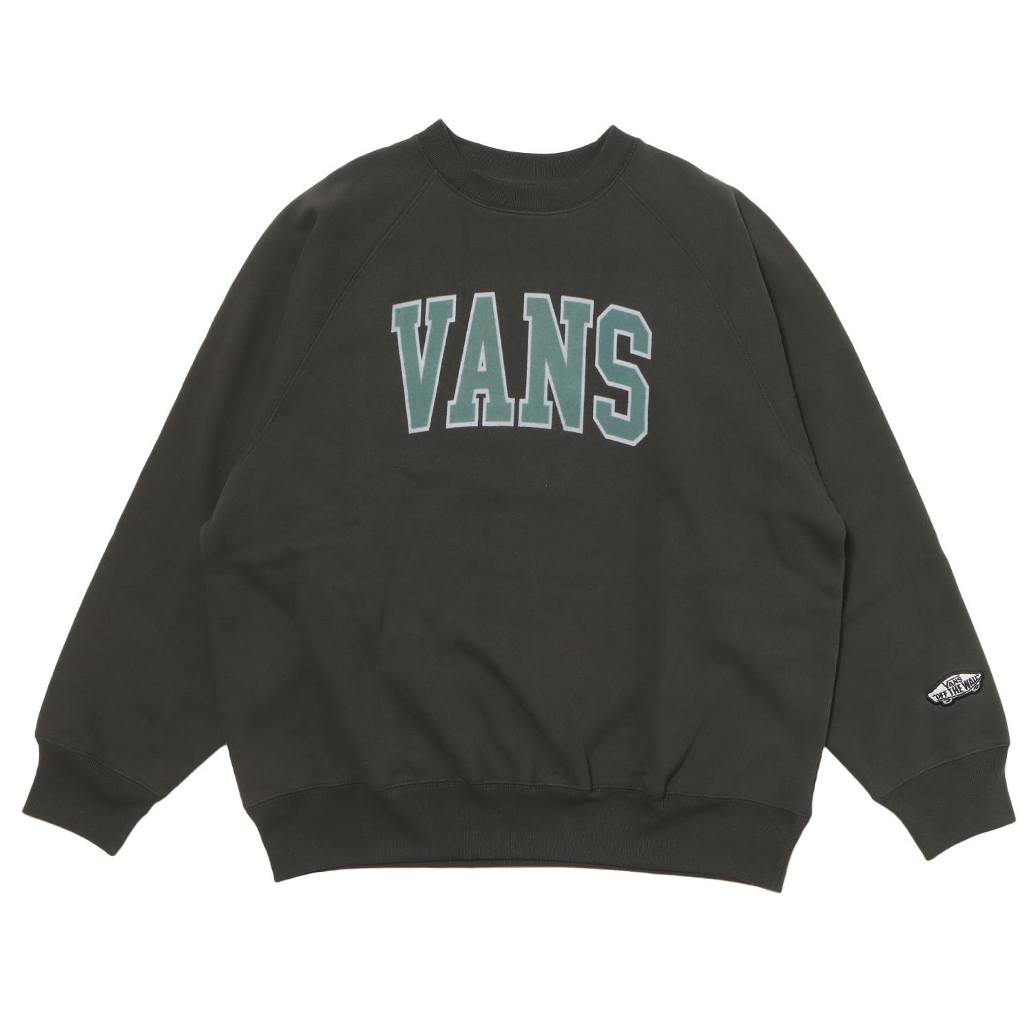 VANS】 ヴァンズ M LOGO Crew Neck Sweat スウェットクルー