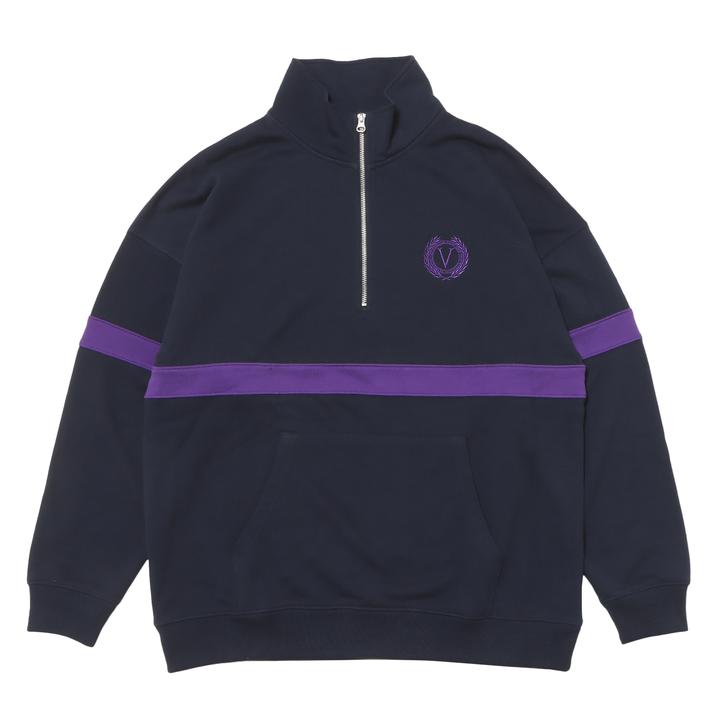 VANS �X�E�F�b�g�N���[ NAVY