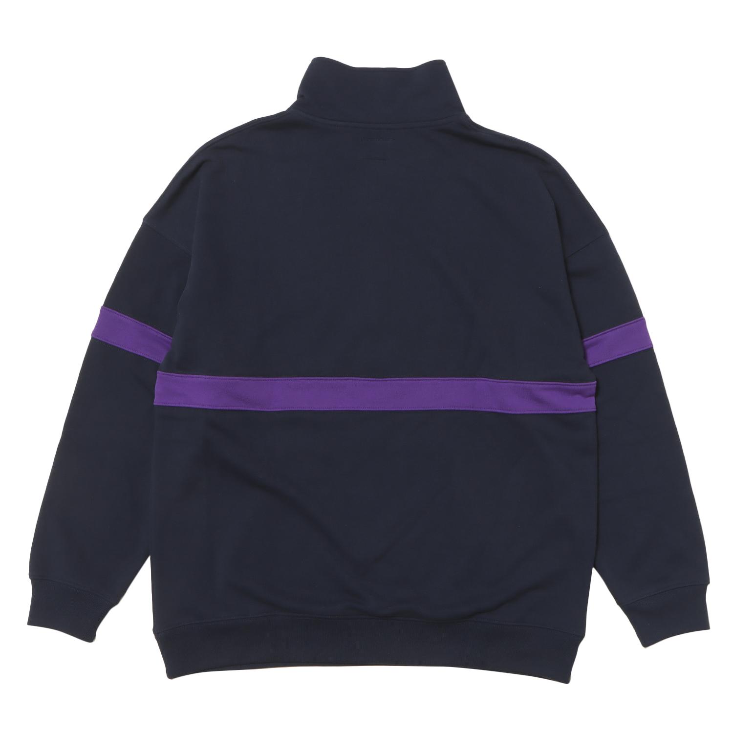 VANS】 ヴァンズ M Bi-Color Half Zip Sweat スウェットクルー