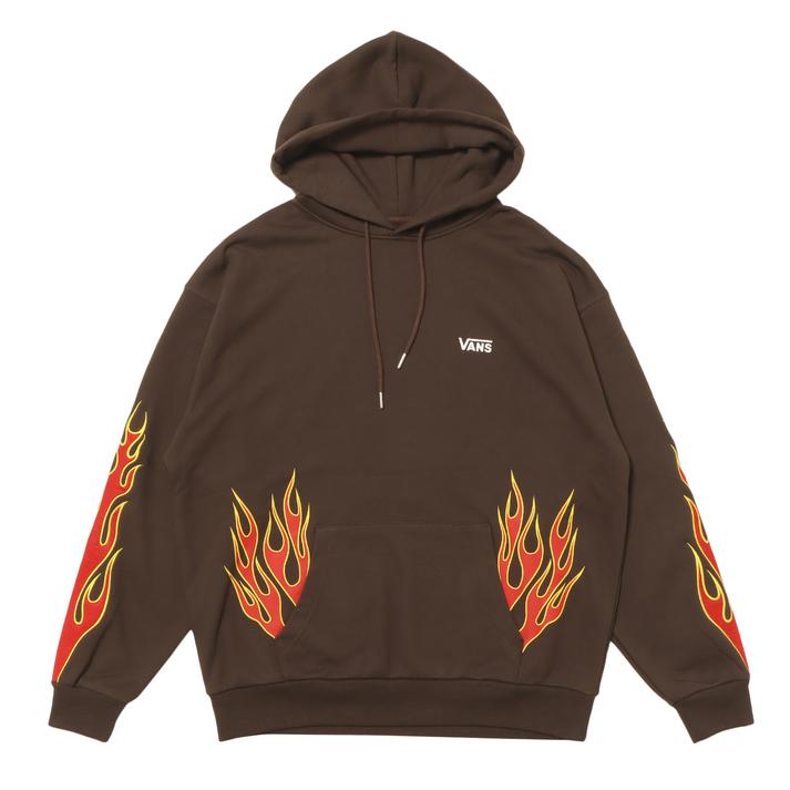 VANS �X�E�F�b�g�v���I�[�o�[ BROWN