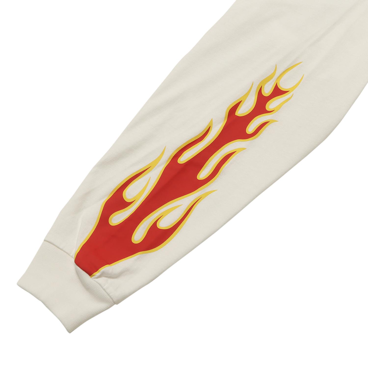 VANS】 ヴァンズ M Flames Punk Logo L TEE ロングスリーブ