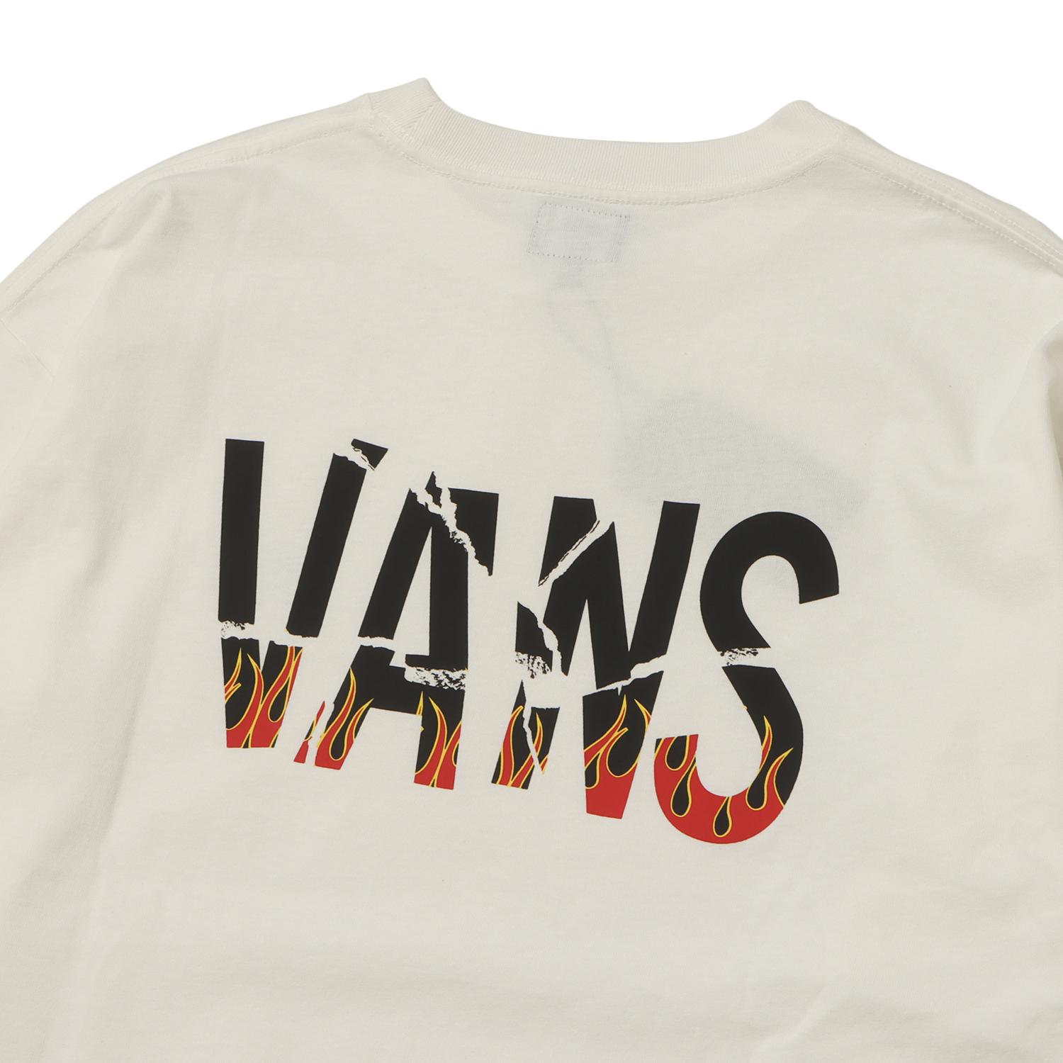 VANS】 ヴァンズ M Flames Punk Logo L TEE ロングスリーブ
