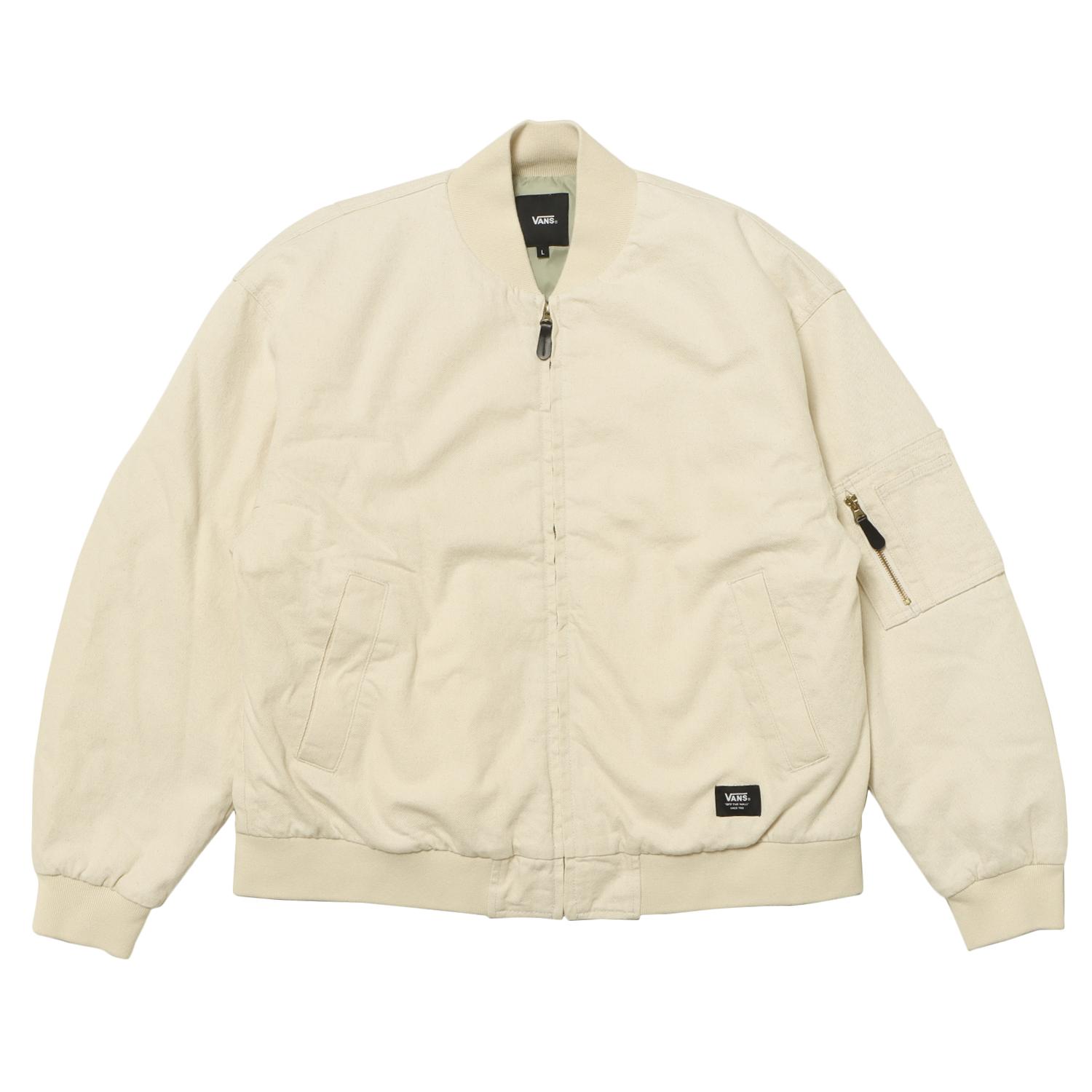 STONE  ホワイト ジャケット VANS】 ヴァンズ M Denim MA-1 Jacket ジャケット 125K1093800 OFF