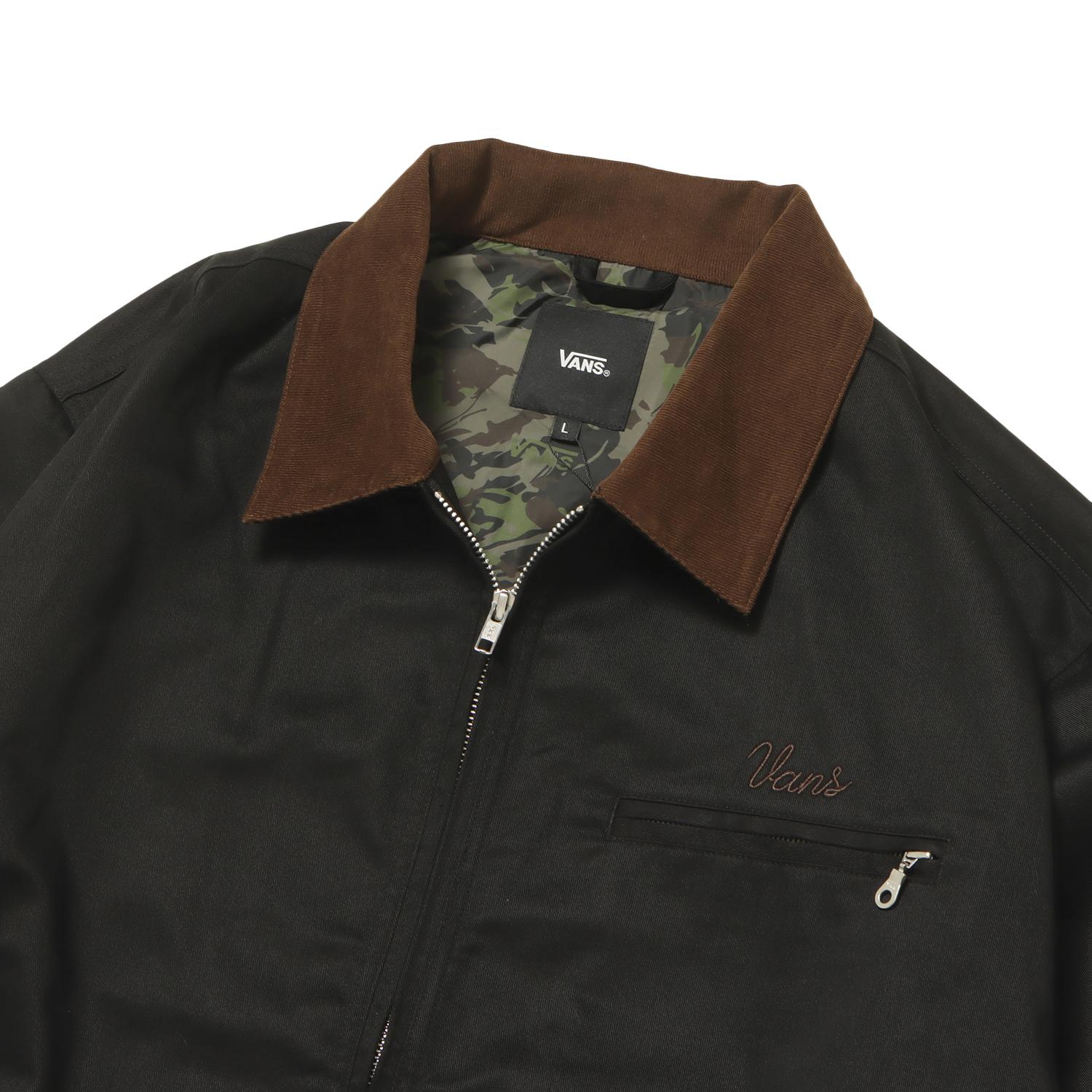 VANS】 ヴァンズ M Craven Work JKT ジャケット 125K1090700 BLACK