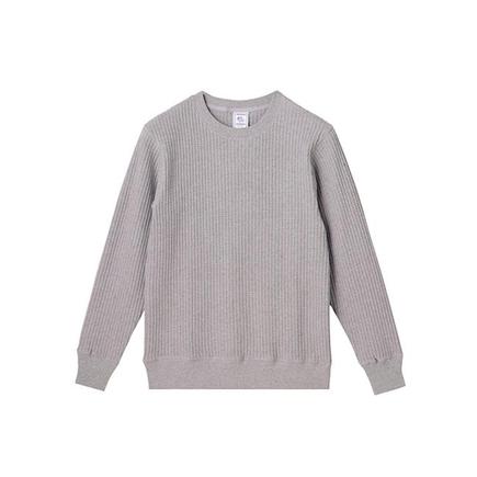 JEMORGAN ビッグワッフルロングスリーブクルー