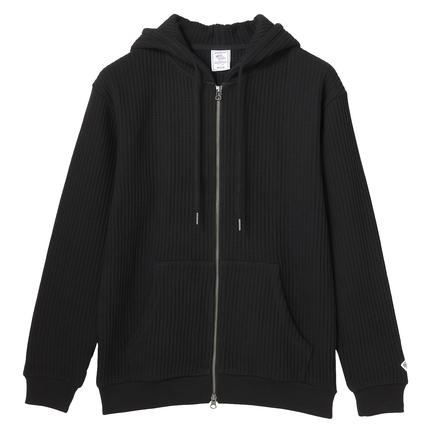 JEMORGAN ビッグワッフルフルジップパーカー