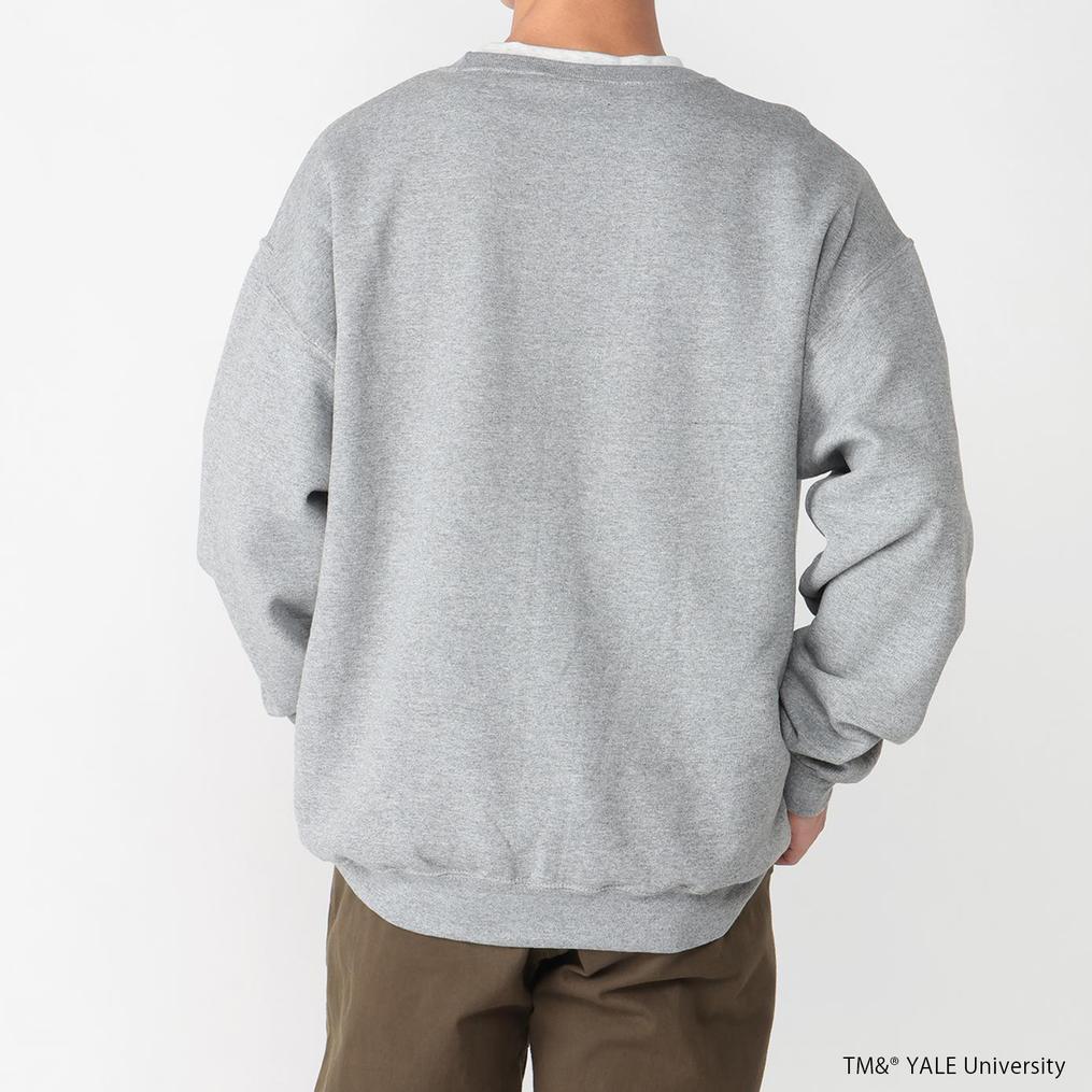 モデル：175cm / 着用サイズ：L JEMORGAN JE MORGAN College Sweat (YALE) OSHMAN'S SMU画像3