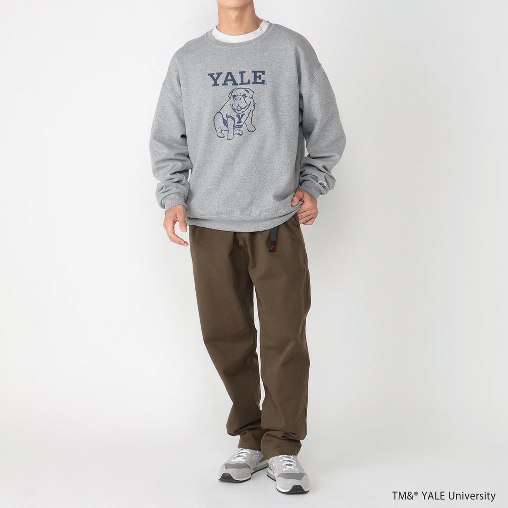 モデル：175cm / 着用サイズ：L JEMORGAN JE MORGAN College Sweat (YALE) OSHMAN'S SMU画像2