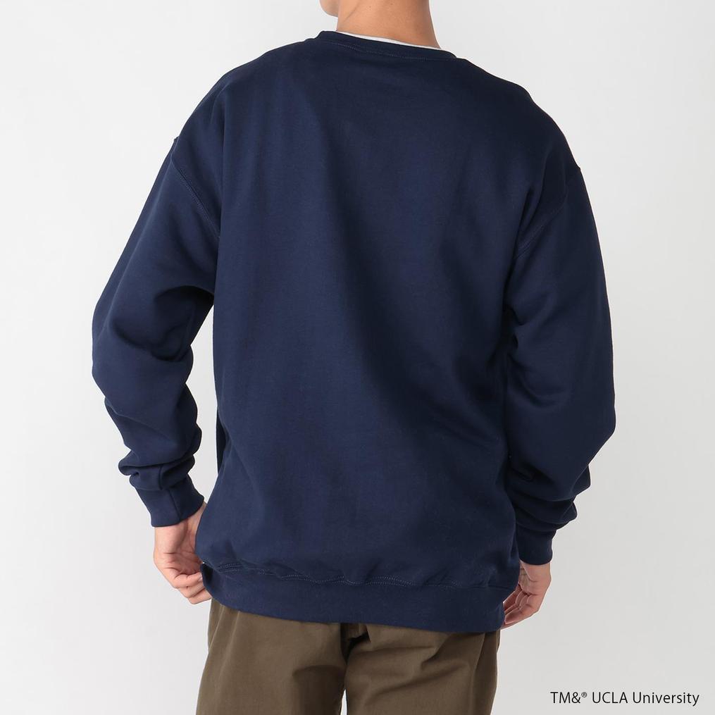 モデル：175cm / 着用サイズ：L JEMORGAN JE MORGAN College Sweat (UCLA Surf) OSHMAN'S SMU画像3