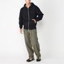 モデル：175cm / 着用サイズ：L Gramicci GRAMICCI One Point Zip Hooded Sweat Shirt画像2
