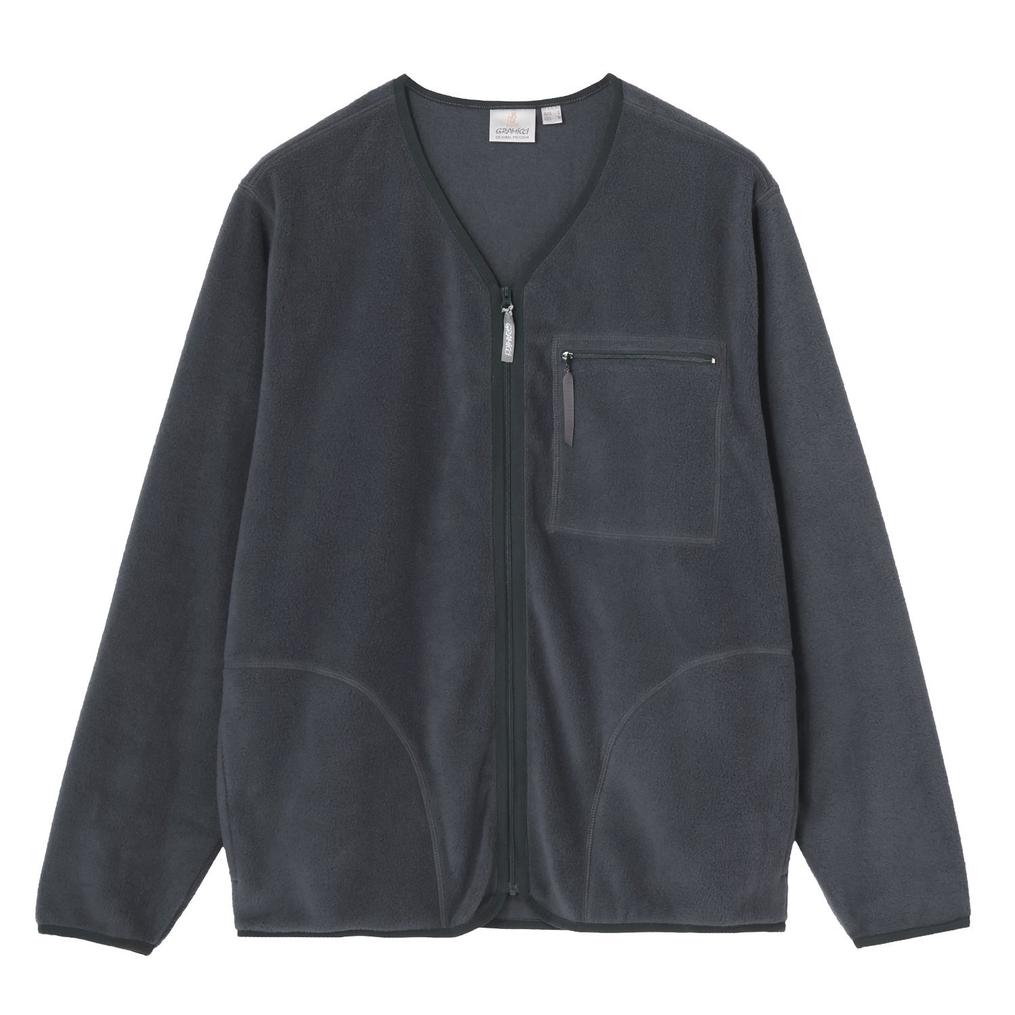  Gramicci GRAMICCI M's Fleece Cardigan OSHMAN'S SMU画像1