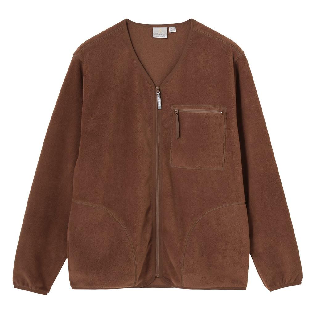 Gramicci GRAMICCI M's Fleece Cardigan OSHMAN'S SMU画像1