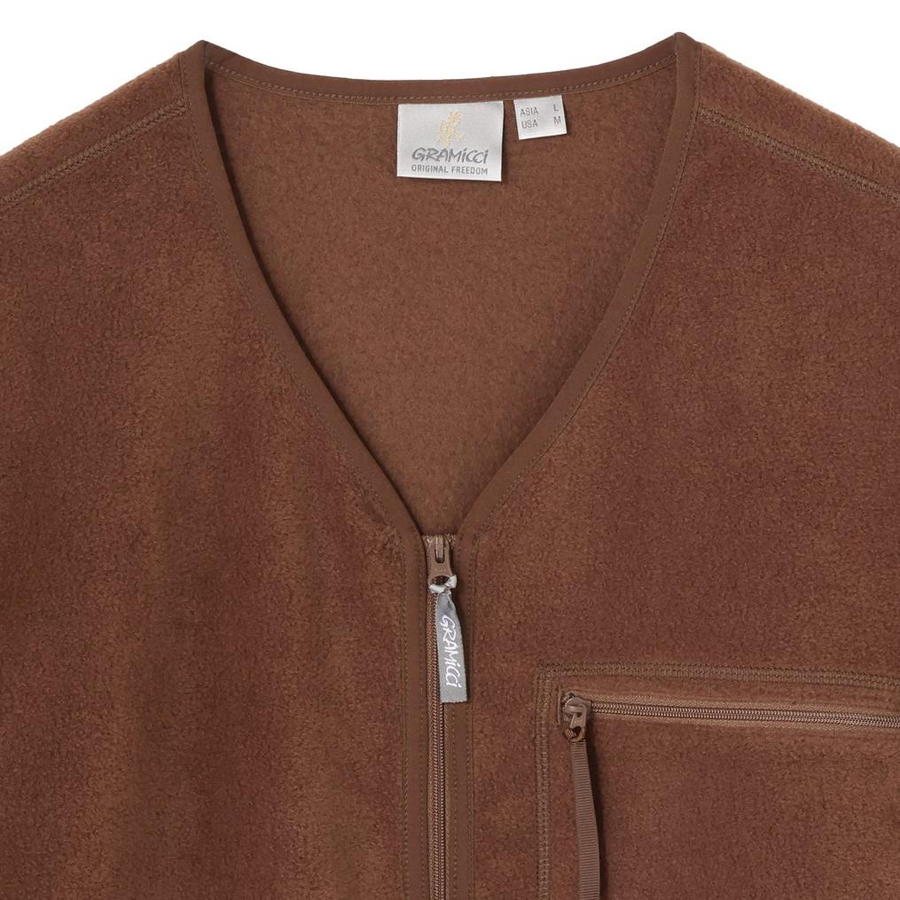  Gramicci GRAMICCI M's Fleece Cardigan OSHMAN'S SMU画像2