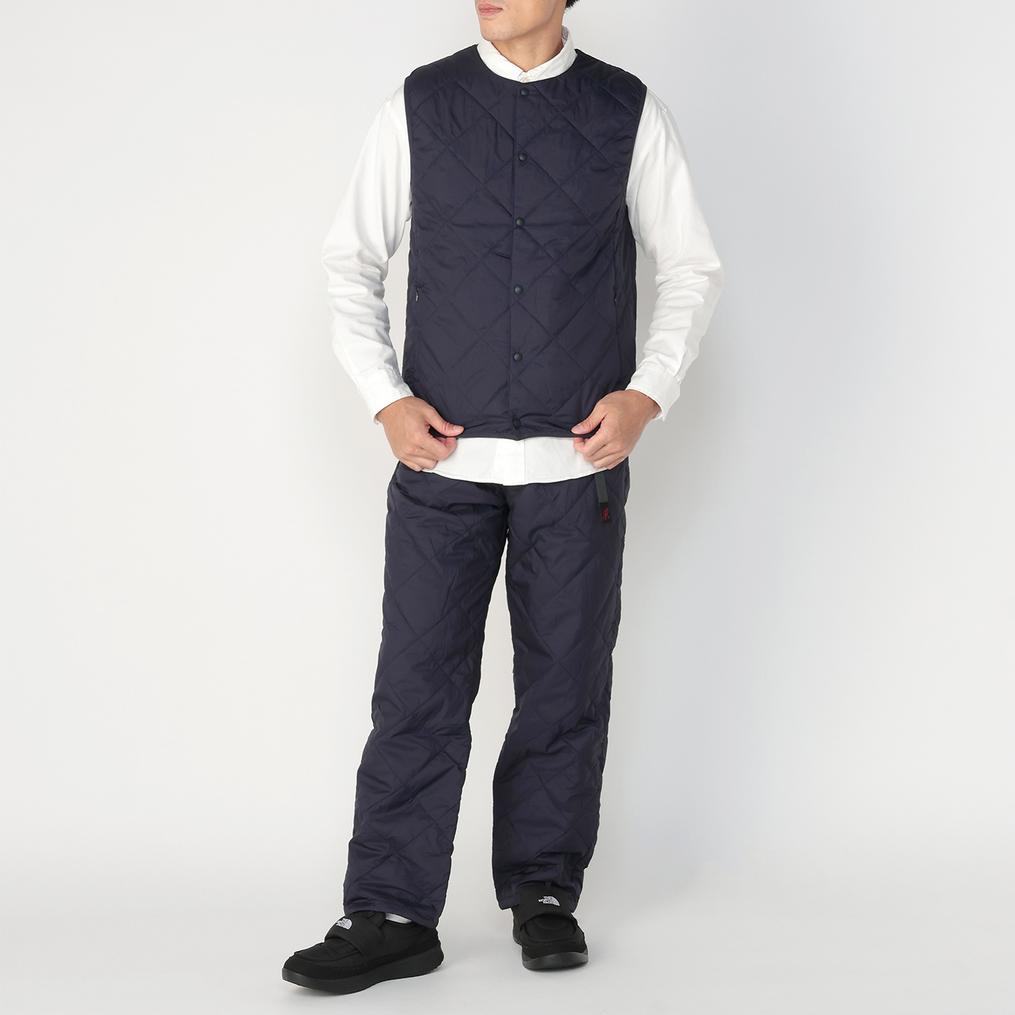 モデル：178cm / 着用サイズ：L Gramicci Gramicci Thermal Insulation Quilted Vest画像2