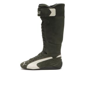 DARK OLIVE-FROSTED IVORY