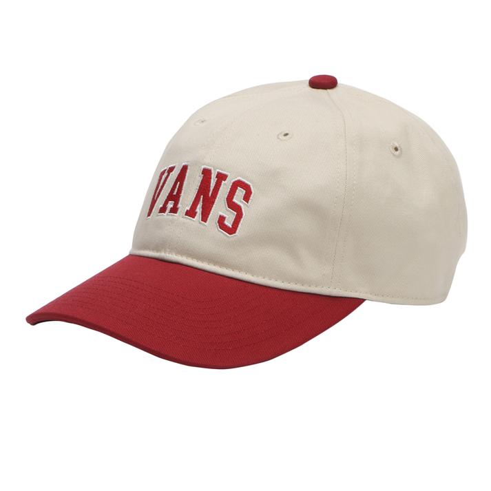 VANS CAP BEIGE/RED