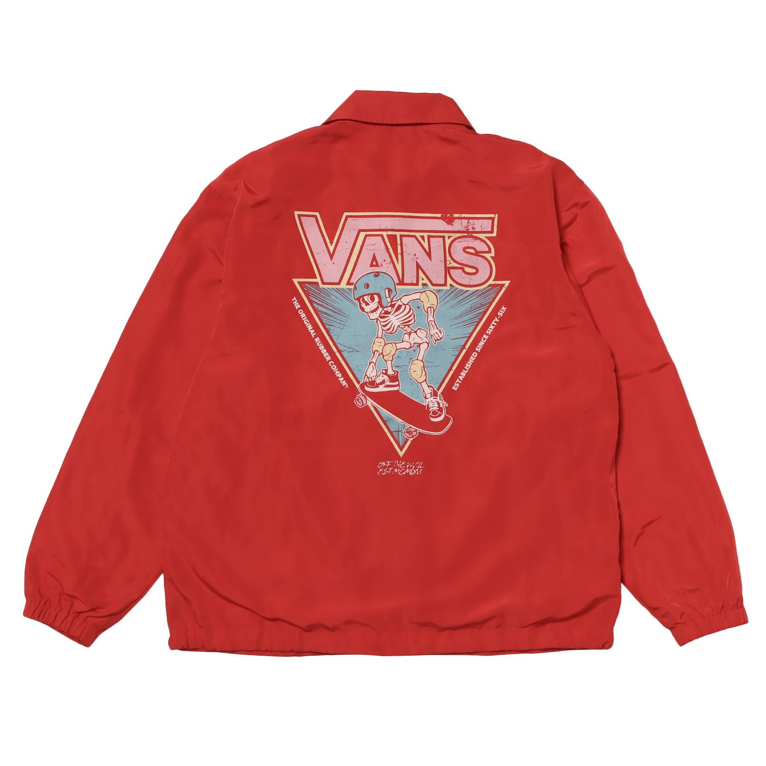 VANS】 ヴァンズ M Selhurst Coach JKT ジャケット 125K1094600 RED