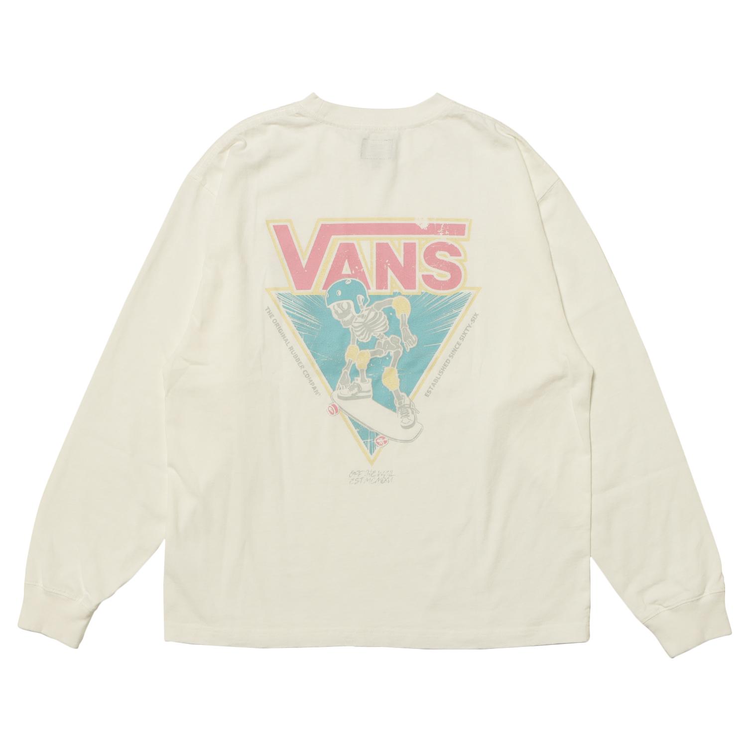 VANS】 ヴァンズ M Graze Skull SK8ER L TEE Tシャツ 125K1024800