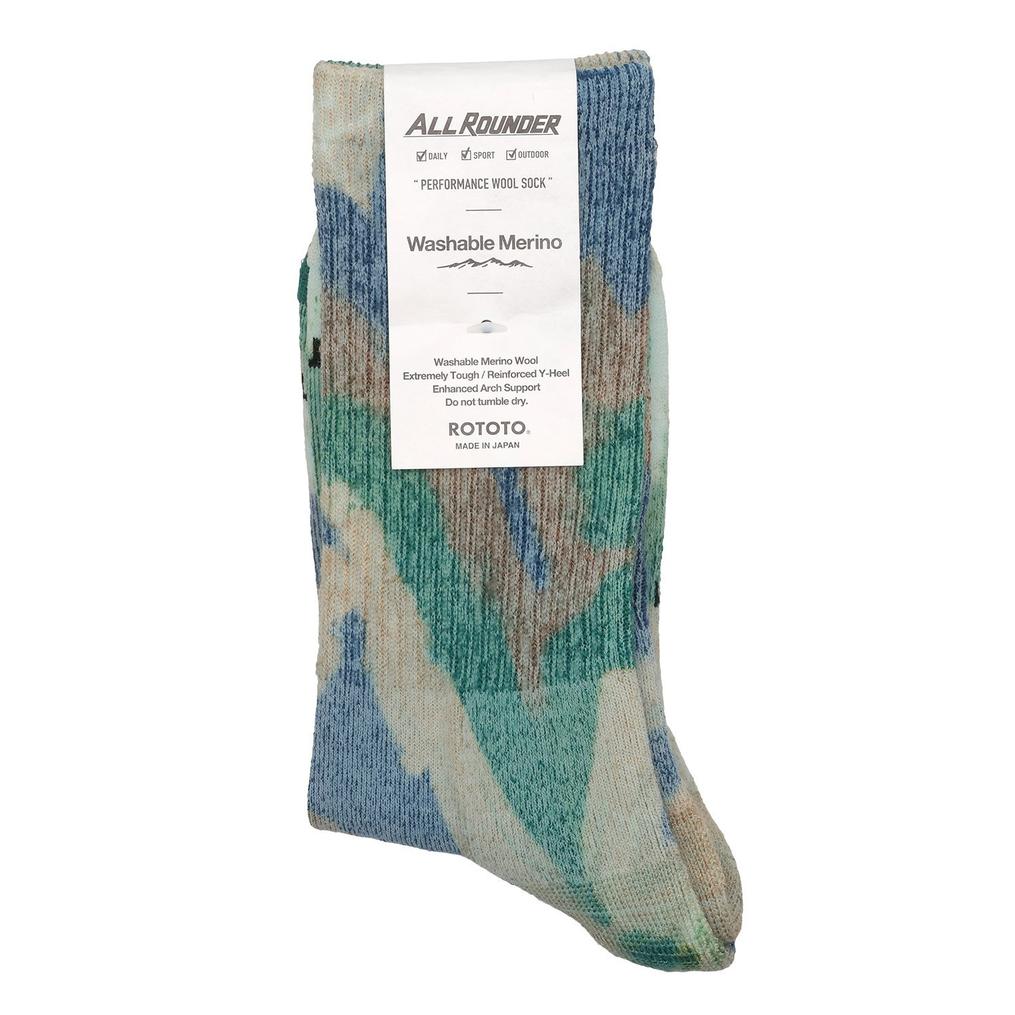  ROTOTO ROTOTO Allrounder Merino Crew Tiedye画像1