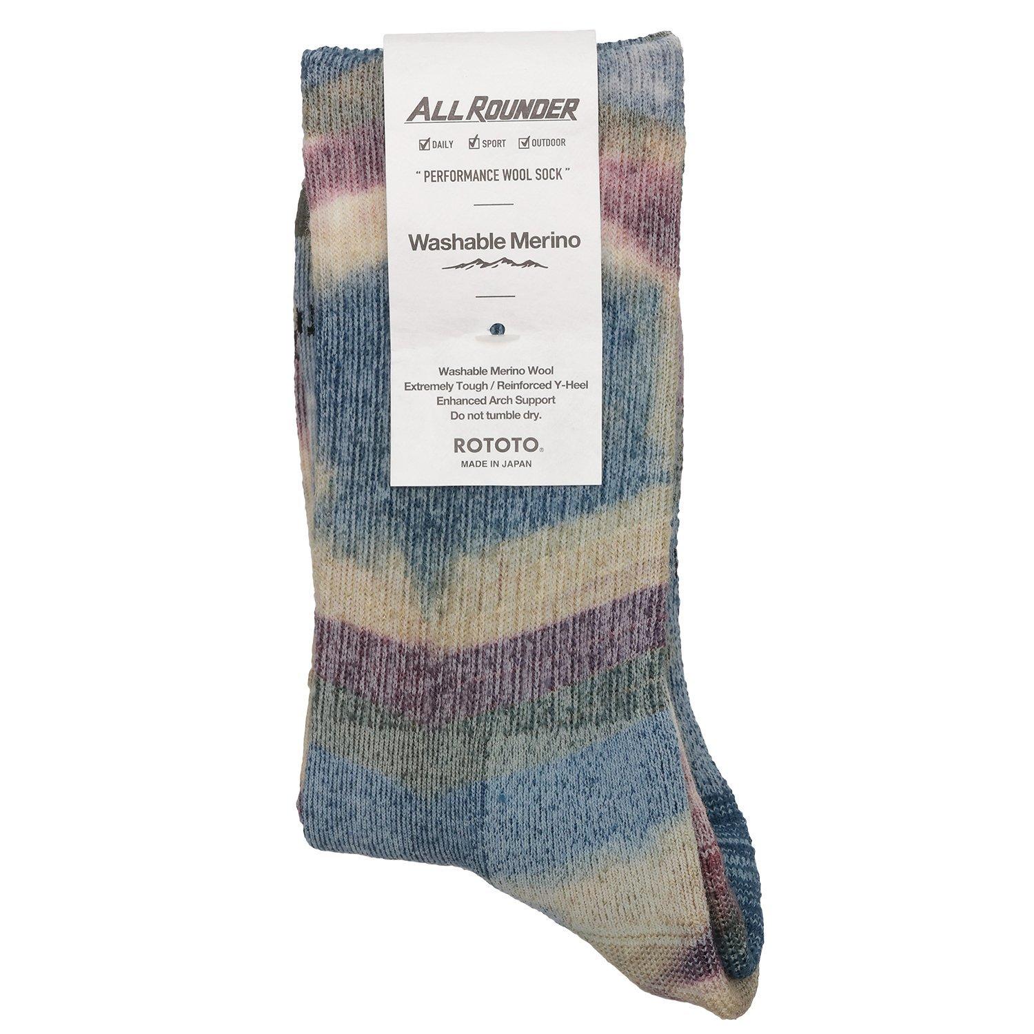 ROTOTO ROTOTO Allrounder Merino Crew Tiedye｜OSHMAN'S ONLINE 公式通販