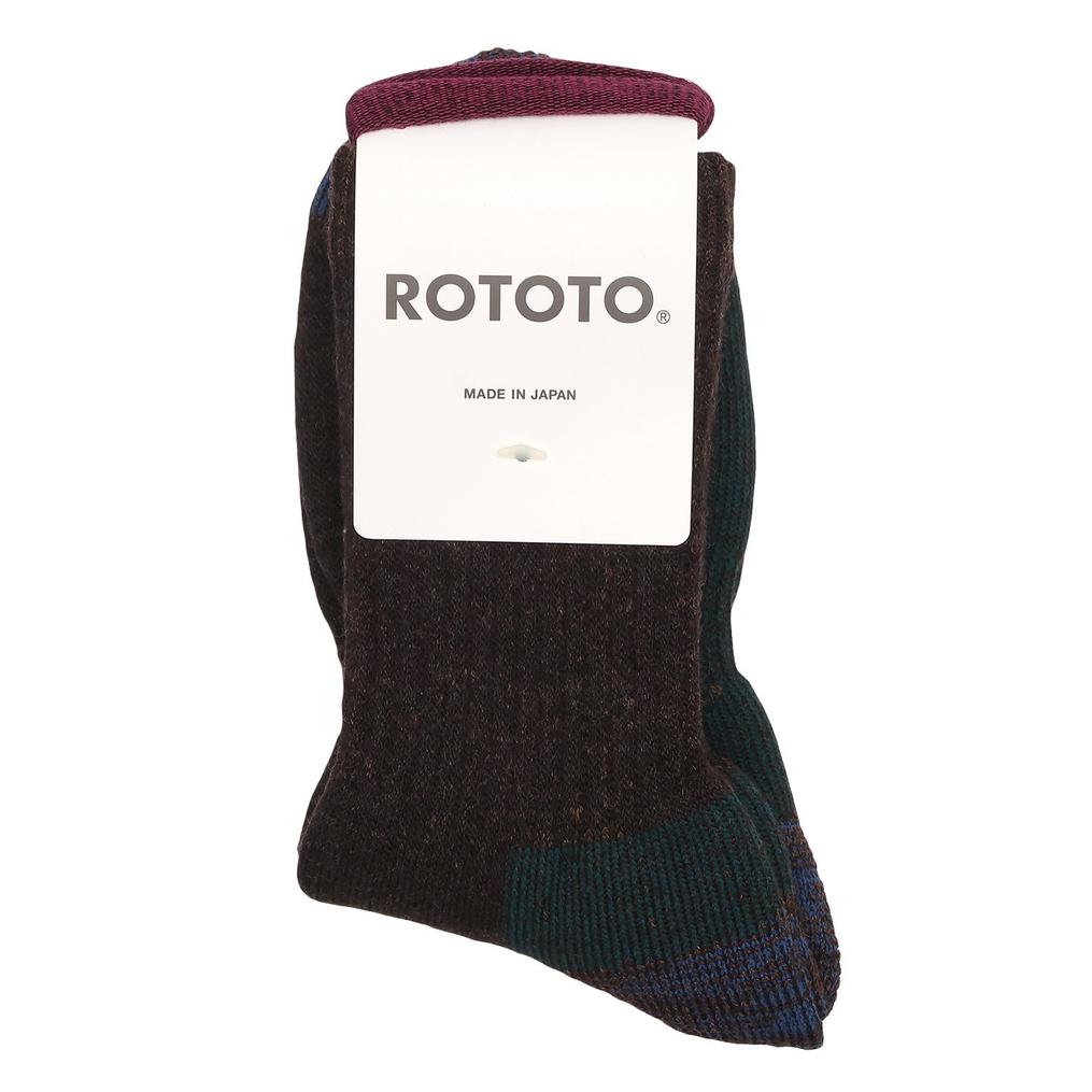  ROTOTO ROTOTO Double Face Merino Pile Socks画像1
