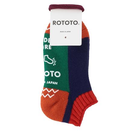 ROTOTO パイルソックスリッパ マルチ