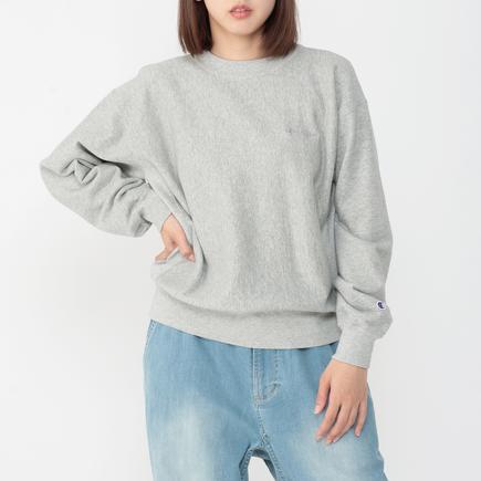CHAMPION ウィメンズ リバースウィーブクルーネックスウェットシャツ