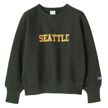 CHAMPION ウィメンズリバースウィーブクルーネックスウェットシャツ