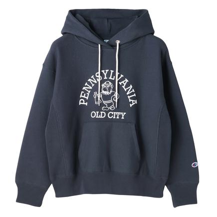 CHAMPION ウィメンズリバースウィーブフーデッドスウェットシャツ