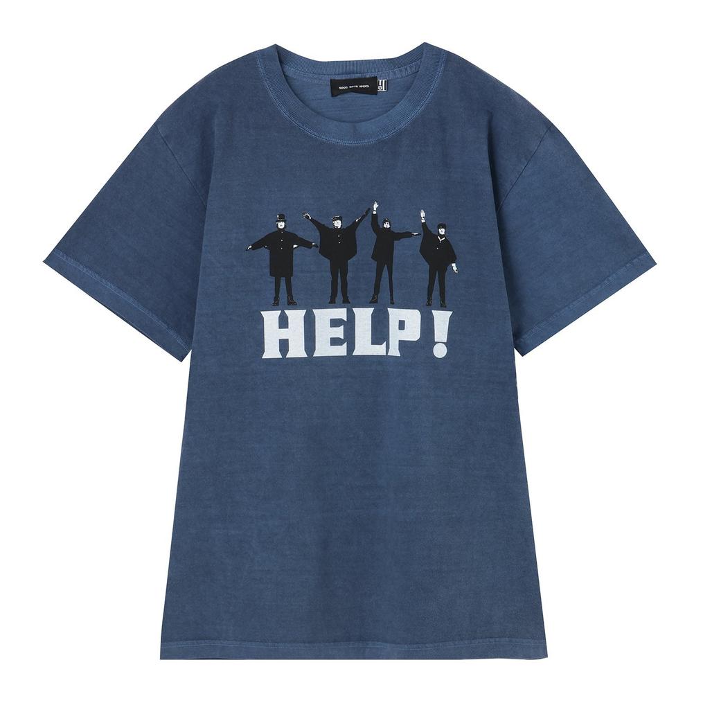  GOOD ROCK SPEED GOOD ROCK SPEED The Beatles Glitter Help T-Shirt画像1