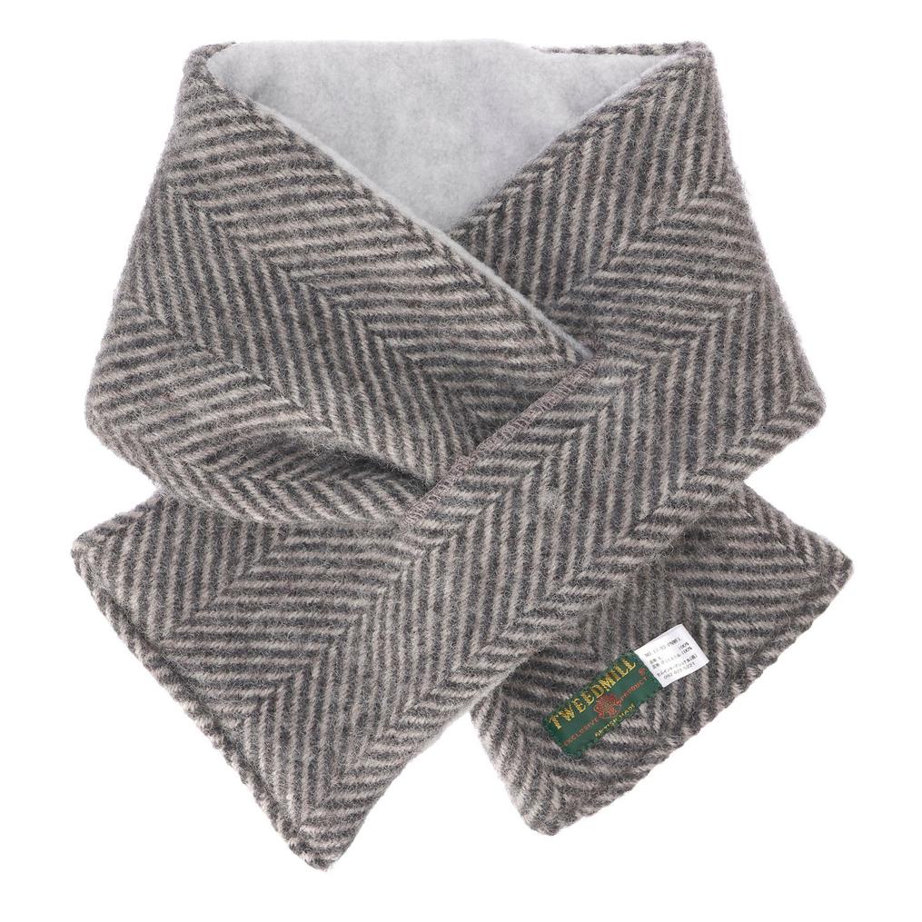  TWEEDMILL TWEEDMILL Wool Fleece Double Faced Scarf画像1