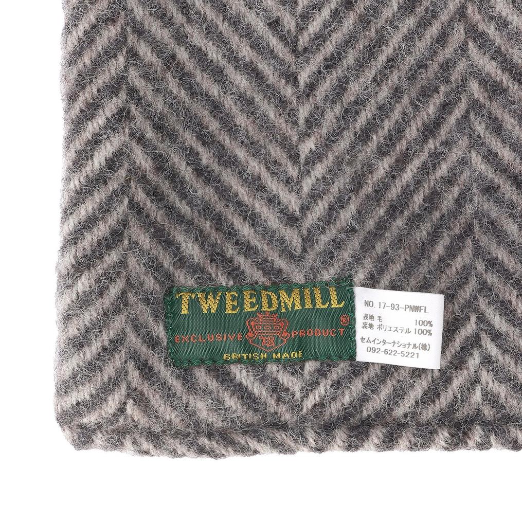  TWEEDMILL TWEEDMILL Wool Fleece Double Faced Scarf画像2