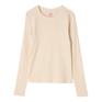  Healthknit HEALTH KNIT W's Rib L/S Tee OSHMAN'S SMU画像1
