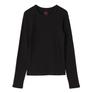  Healthknit HEALTH KNIT W's Rib L/S Tee OSHMAN'S SMU画像1