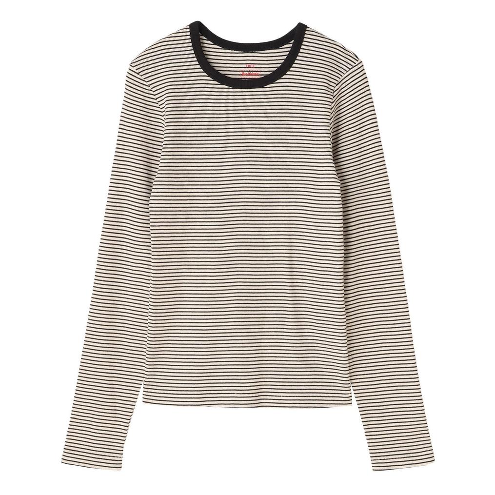  Healthknit HEALTH KNIT W's Rib L/S Tee OSHMAN'S SMU画像1