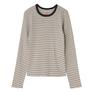  Healthknit HEALTH KNIT W's Rib L/S Tee OSHMAN'S SMU画像1