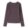  Healthknit HEALTH KNIT W's Rib L/S Tee OSHMAN'S SMU画像3
