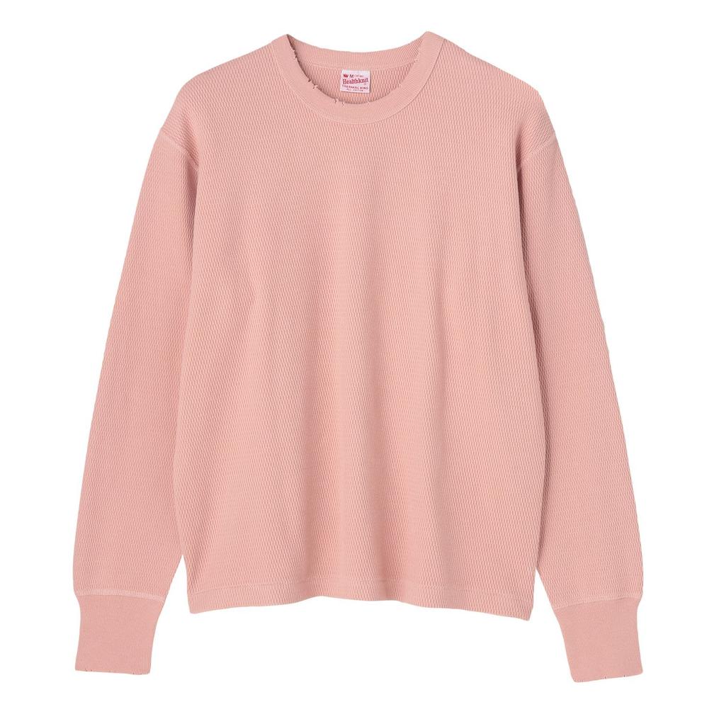 Healthknit 【オンライン限定価格】 W's Honeycomb Damaged Crew OSHMAN'S SMU画像1