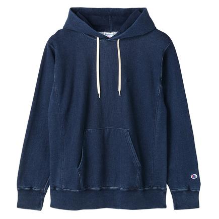 CHAMPION メンズリバースウィーブフーデッドスウェットシャツ